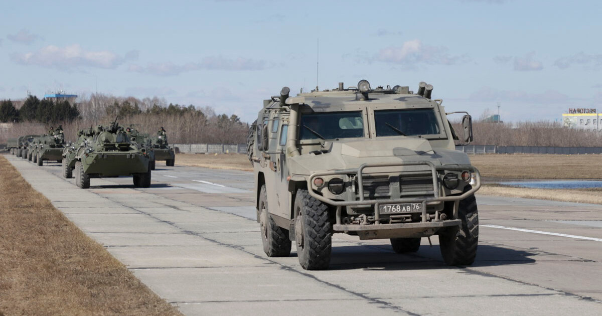 Автомобильные войска на рублевке